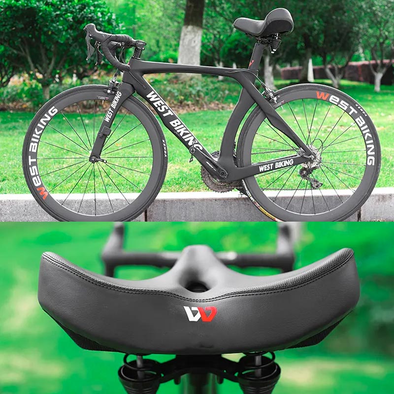 Wide Bicycle Saddle for Maximum Comfort