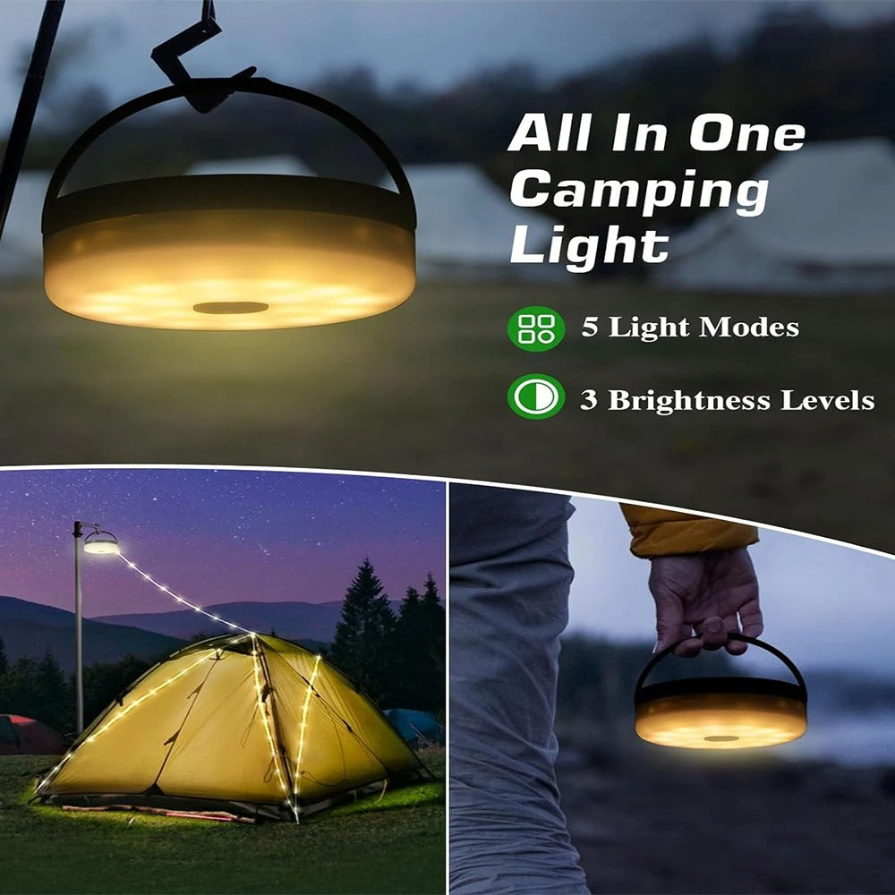 Pro 4 in 1 Camp Lights  String Lights with 8 Lighting modes