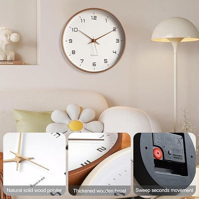 Nordic Wooden Wall Clock
