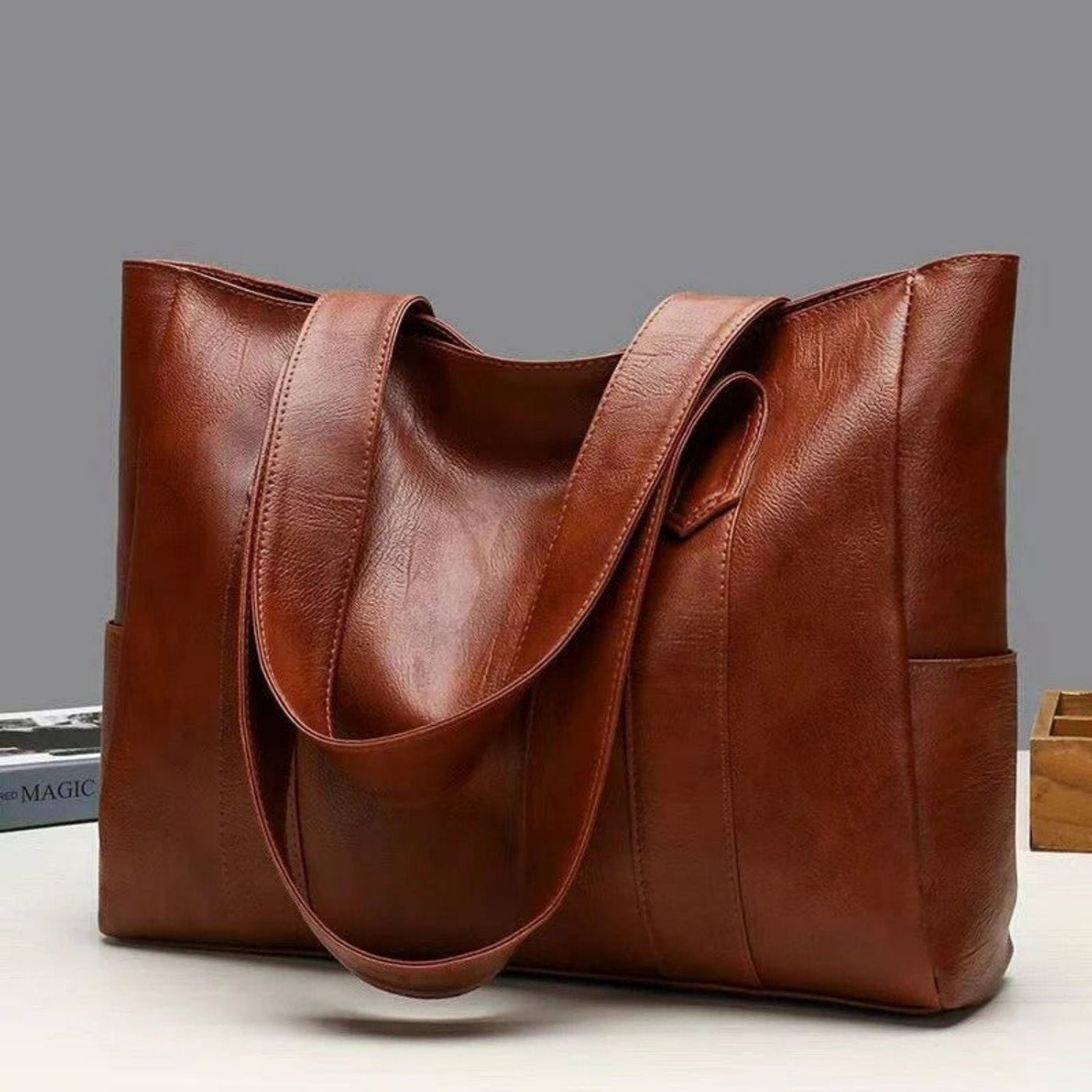 Vintage Leather shoulder bag leather Hand Bag