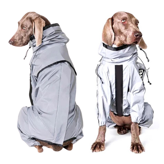 Reflective  And Waterproof Space Coat Dog Rain Coat Snow Coat