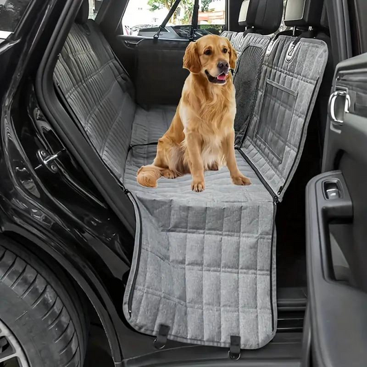 Waterproof Dog Car Seat Cover for Back Seat Dog Car Hammock with Mesh Window