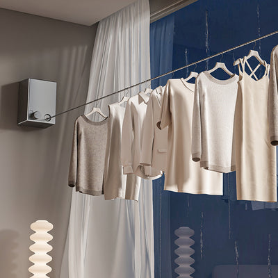 Stainless Steel Retractable Invisible Clothesline