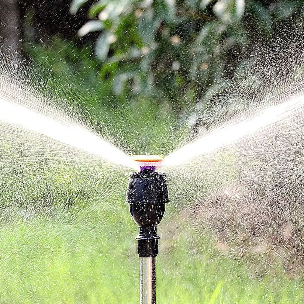 Automatic Rotating Garden Sprinkler with Adjustable Tripod - Efficient Lawn Watering System