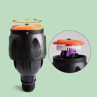 Automatic Rotating Garden Sprinkler with Adjustable Tripod - Efficient Lawn Watering System