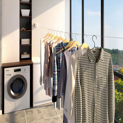 Stainless Steel Retractable Invisible Clothesline